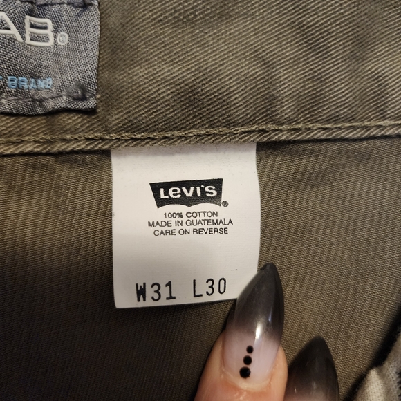 VTG 90's Levi's Silvertab tan cargo pants size 31x30 - Picture 11 of 12